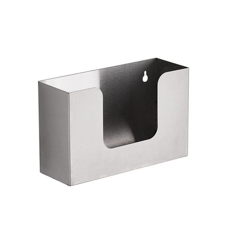 304 Stainless Steel Bathroom Paper Holder Hidden Tissue Box Public Toilet Hotel Square Paper Box Toilet Paper Holder