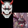 Game Genji Devil Cosplay Mask Unisex Halloween Full Face Headgear Masks Christmas Gift