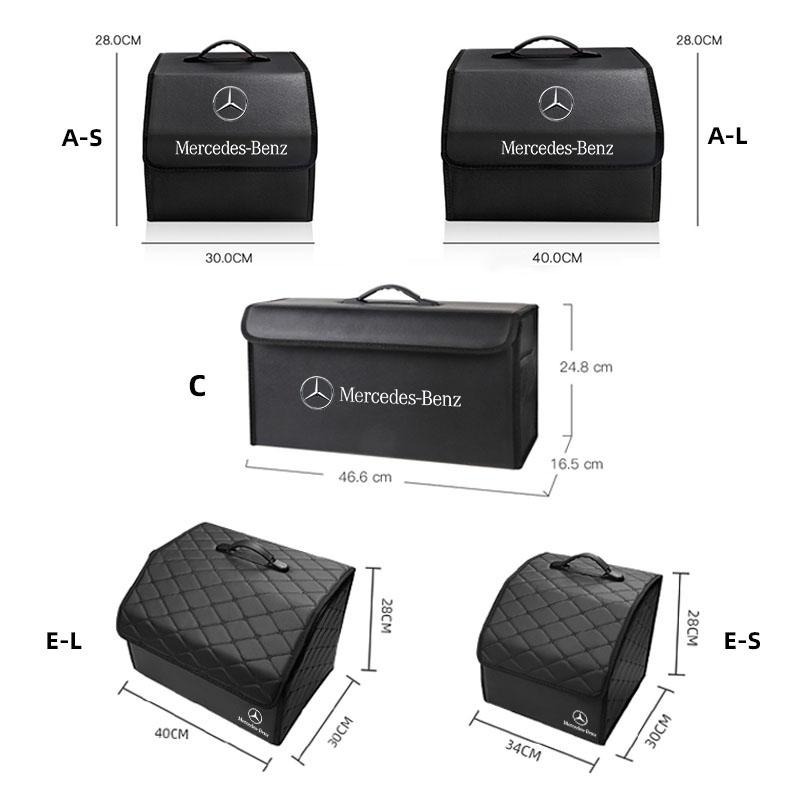 GLC GLB Caixa de Armazenamento de Viagem para Porta-malas de Carro Acessórios de Mala Dobrável Para Mercedes Benz AMG W204 W205 W203 W211 W212 W213 W201 W21