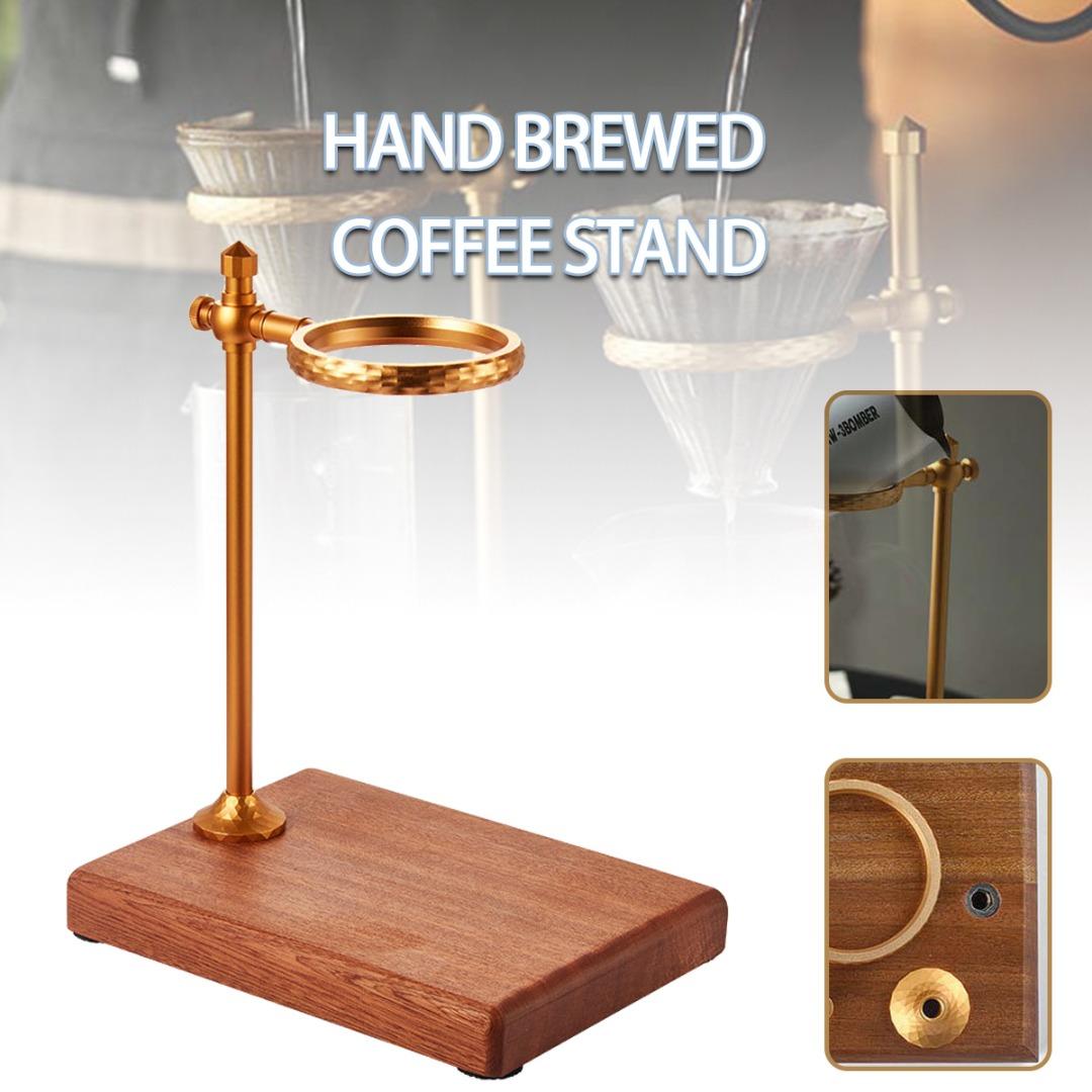 

Кофейная станция PDTO Pour Over Кофейная капельница с деревянной подставкой, регулируемая высота