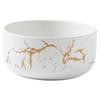 Ceramic Bowl Marble Pattern Instant Noodle  Snack BowlS Soup Bowl Household Rice  Cross-Border Gold Porcelain Gold Trim