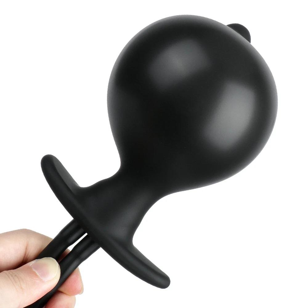 Dilatator Anal Spray cu Apă Dop Anal 3 ÎN 1 Dop Anal Gonflabil Masaj Prostatic Jucării Sexuale pentru Femei Bărbați Curățător pentru Clismă