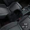LLB Auto Center Console Cover Pad Universal Fit for SUV/Truck/Car,  Sheepskin Wool Fur Car Armrest Seat Box Cover, Furry Fluffy Auto Armrest Cover