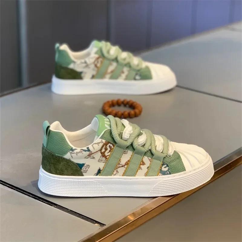 Men's Skateboard ShoesTrendy Flat Shoes  New Fashion Anti Slip Durable Lightweight Outdoor Sports Casual Shoes Running