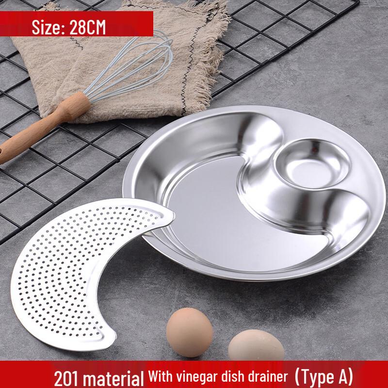 Lechu Heli Double-Layer Draining Dumpling Plate