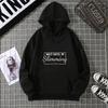 Unisex Heart Letter Print Hoodie Sweatshirt Loose Simple Style Autumn Winter Couple Matching Long Sleeve Printed Hoodie