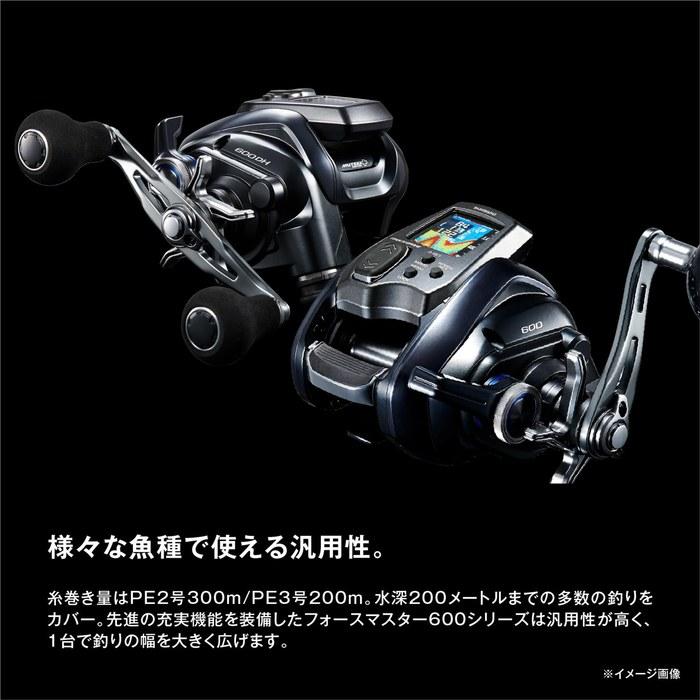Shimano Electric Reel 23 ForceMaster 601DH Gunmetal
