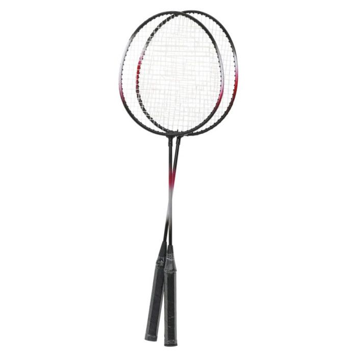 Set de Badminton avec 2 raquettes, filet et coffret rangement