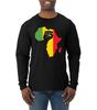 Love Africa Pride Map Power Fist Freedom Black History Month Gift Men  Shirt