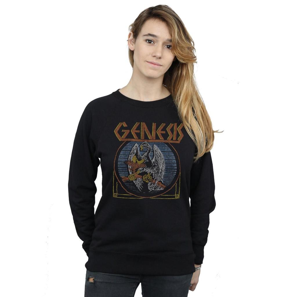 Genesis Womens/Ladies Distressed Eagle Sweatshirt