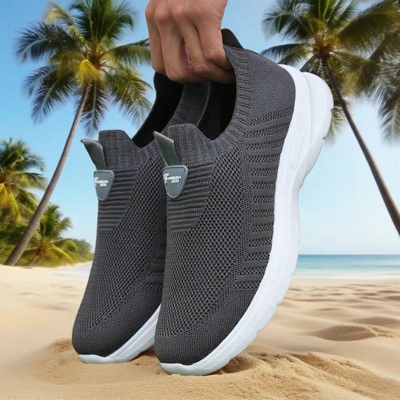 Lightweight Outdoor Male Walking Shoe Breathable Men Casual Shoe Men's Sneakers Slip on Flats Vulcanized Shoes  Sneakers Men