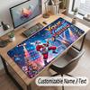Music Theme Customized Mouse Pad Personalized Print Name Text Desk Mat For Home Office Table Decor