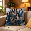 Korea Kpop Band K-Katseye Cushion Cover Inches Farmhouse Decor Home Throw Pillow Covers for Couch Decorations