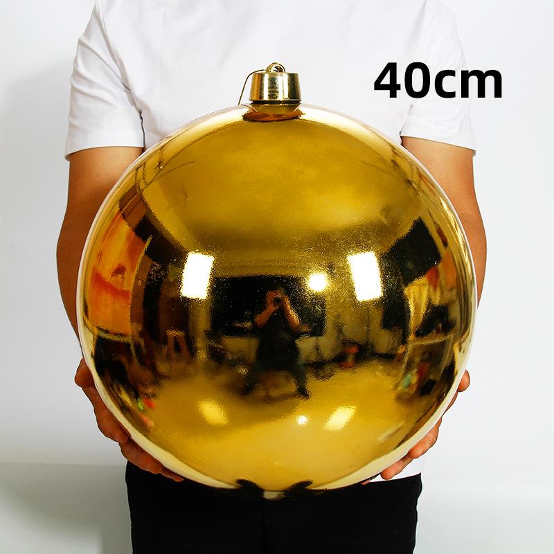 Large and Small Shiny Christmas Ball Tree Decorations
