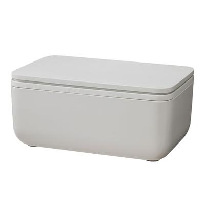 Marna lakštinis dėklas su vienu saugiai, kad būtų išvengta atnaujinimo, drėgnų servetėlių dėklas, drėgnų servetėlių Goodlock konteineris, pilkas konteineris W649GY (Atidarymas / uždarymas vienu prisilietimu