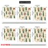 2pcs,2D Plane Printing Window Curtain Christmas Trees Bows Holiday_a Polyester Fabric (without Rod) Versatile All for Living