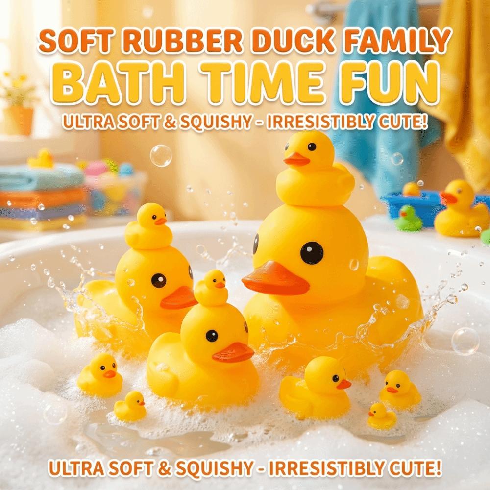 Floating Giant Soft Rubber Duck Waterproof Children's Bath Toys  Birthday Gift