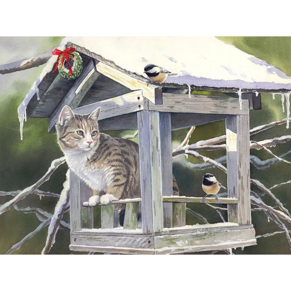 Diamond Painting Full Drill Colorful Cat Round Diamond Painting Cartoon Cute Animal Diy Diamond Mosaic Painting Home Decoration