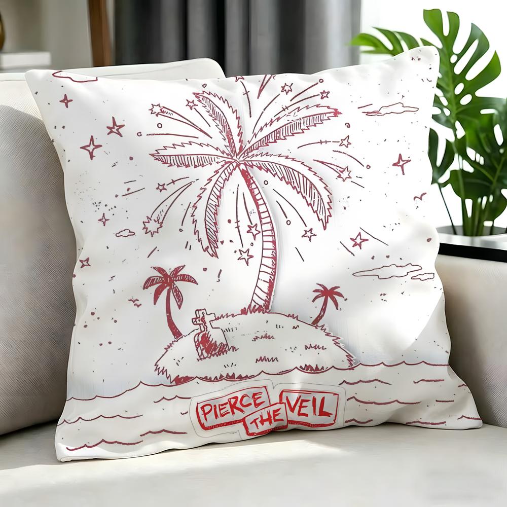 Band PPierce The Veil Cushion Cover Cushion Cover Set Pcs x x x Pillowcase Decorative Sofa Home Decor