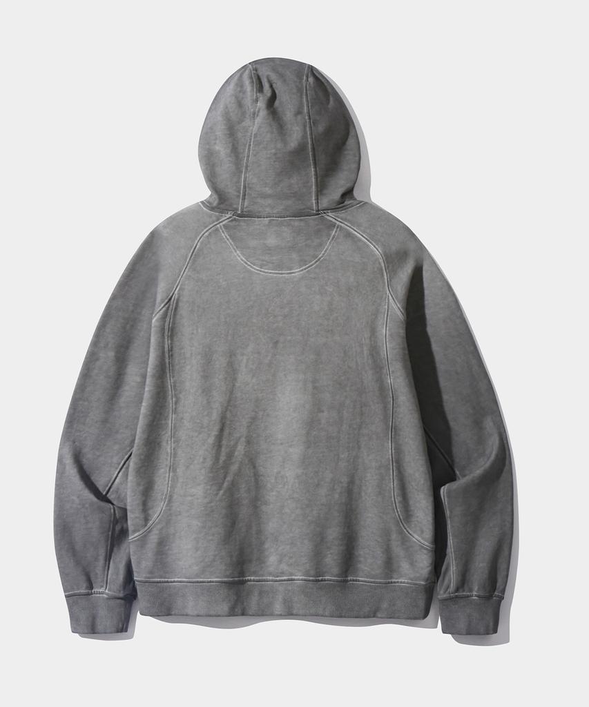 Vlad Pigment Slash Hoodie_Light Gray