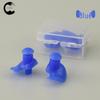 Silicone Waterproof Swimming and Diving Earplugs with Box - Adult Spiral Design