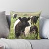 Belted Galloway Rinder Quadratischer Kissenbezug Polyester Leinen Samt Kreativer Reißverschluss Dekor Kissenhülle Bettkissenbezug Großhandel