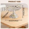 Fruit Plate Cupcake Stand Dish Food Desserts Organizer Round Snack Tray Serving for Home Living
