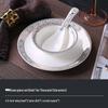 Hotel Restaurant Ceramic Tableware Set: Plates, Bowls, Cutlery, Chopsticks for Private Rooms - 7 or 8 Pieces