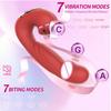 3 In 1 Tongue Licking Vibrator Telescopic Dildos Vibrating Anal Plug G Spot Vagina Clitoris Massager Adults Sex Toys for Women