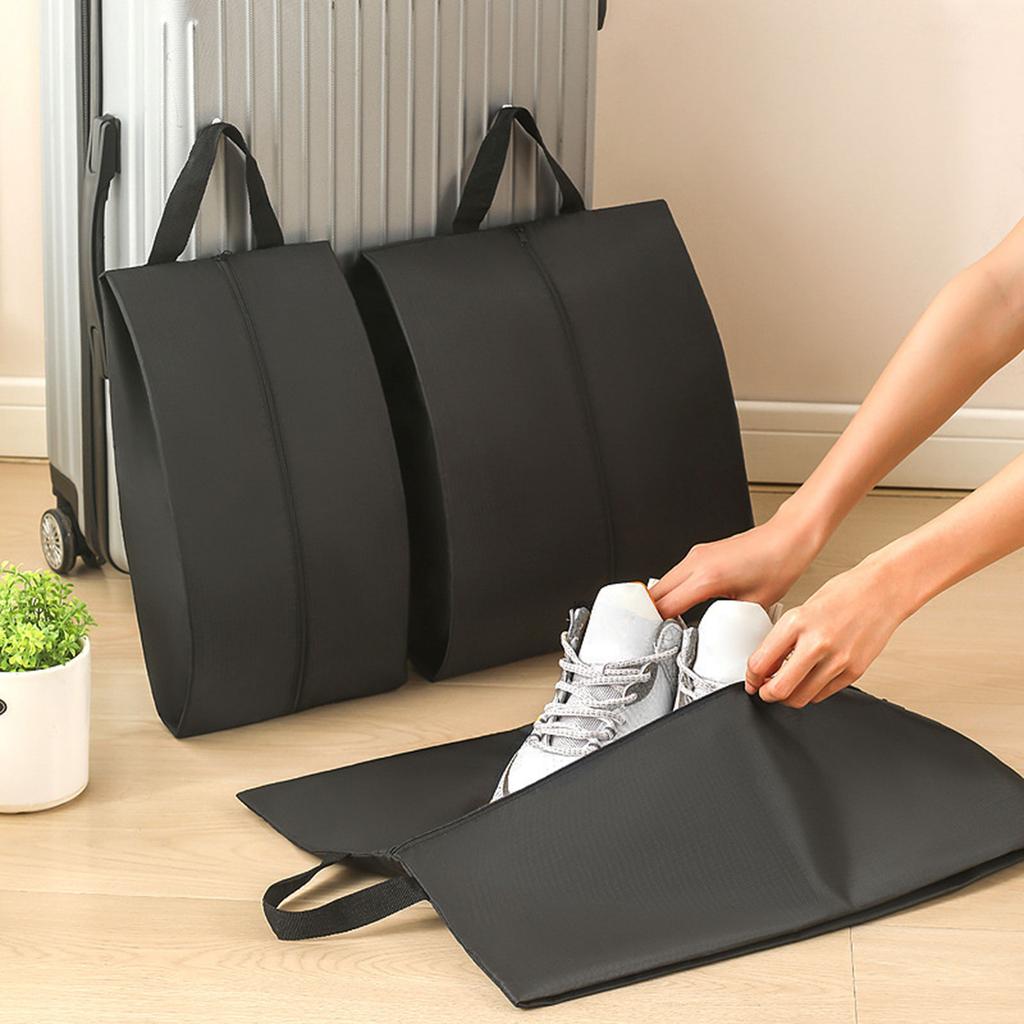 Multipurpose Oxford Fabric Travels Shoe Storage Bag with Zippers Home Accessory for Vacation and Business Trips