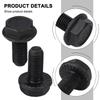 Bolts Bicycle Black Bottom Bracket For Square Taper
