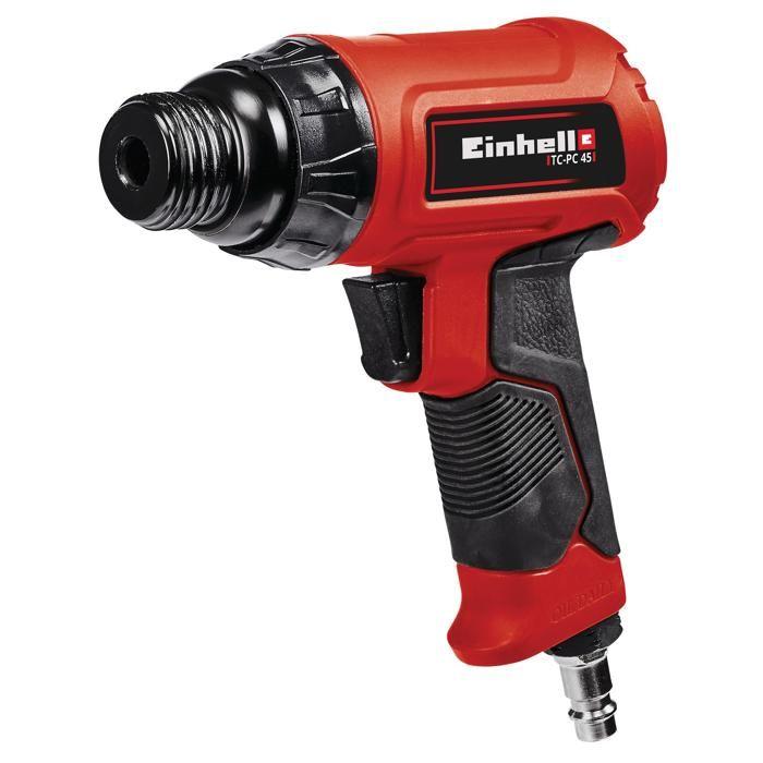 Einhell Martello demolitore pneumatico TC-PC 45 Kit (Accessori: 4 scalpelli da 120 mm, punta per scrostatrice ad aghi)