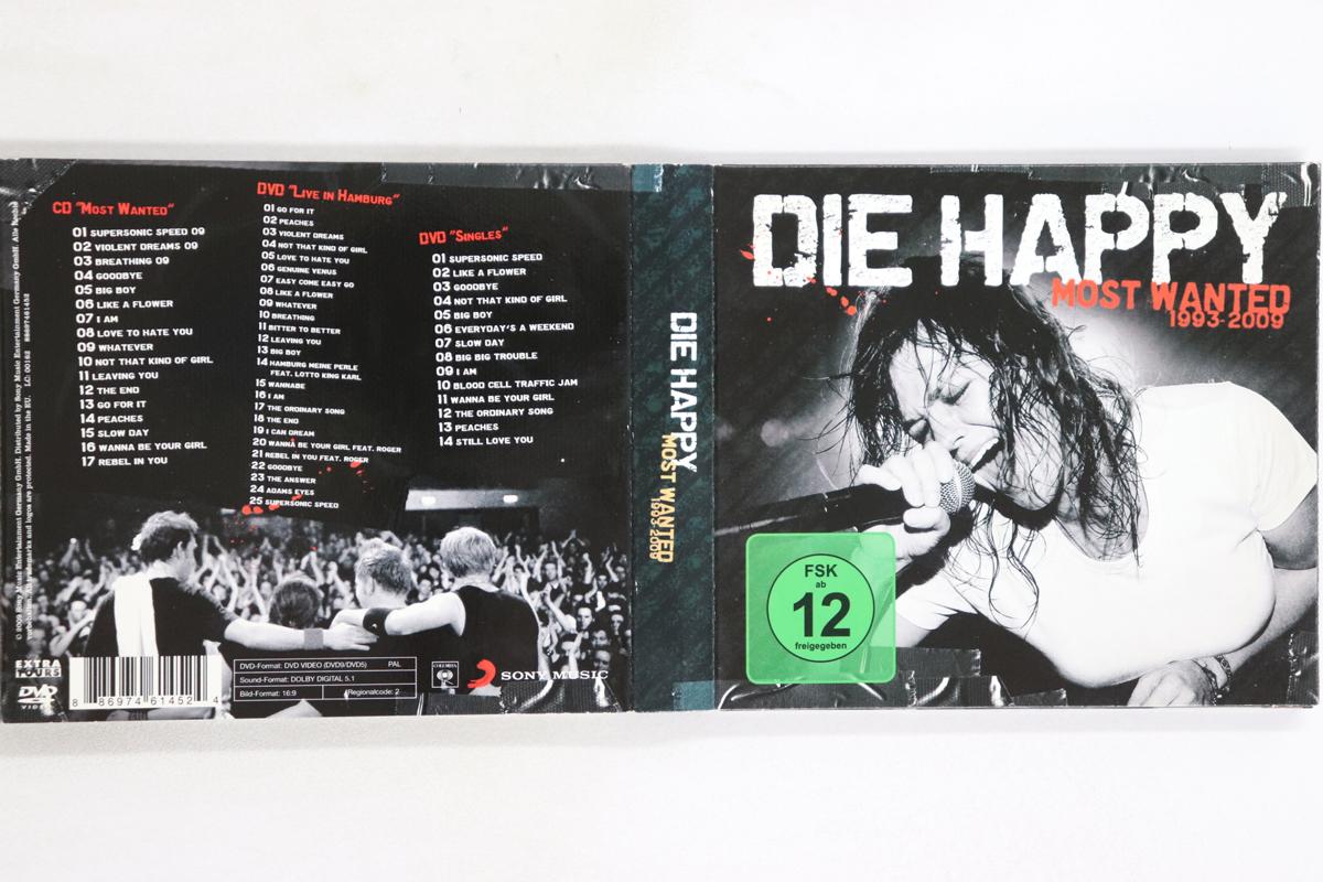 

CD DIE HAPPY - Most Wanted 1993-2009 88597461452 COLUMBIA 2009 Germany Rock Used