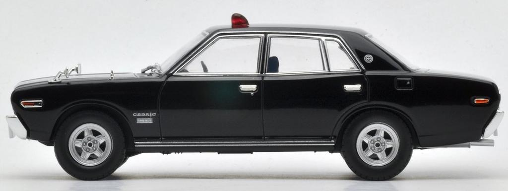 Tomica Limited Vintage Keisatsu 02 Cedric Patrol Car Completed LV-N43-Seibu (Black)