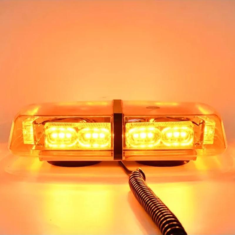 36-LED Emergency Strobe Ceiling Lamp for Engineering Vehicles - Red, Blue, Yellow Warning Light