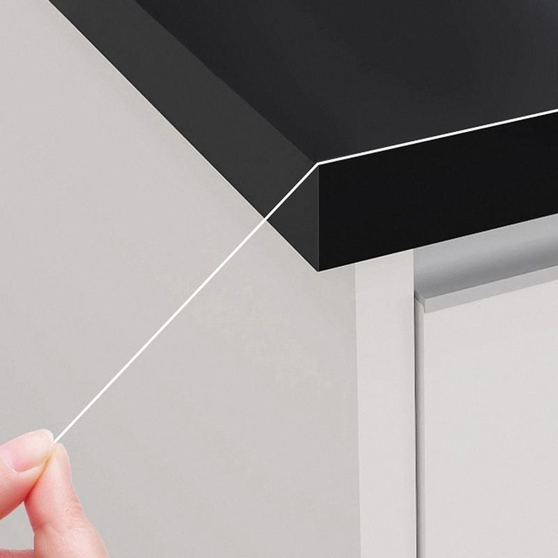 Transparenter Küchen-Ölbeständiger Wandaufkleber Hitzebeständige Selbstklebende WandSchutzfolie für Herd Schrank 45/60cm*2M