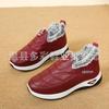 One-pedal winter warm mother snow boots piled thickened medium and old soft-soled cotton boots square Shuo leather shoes winter