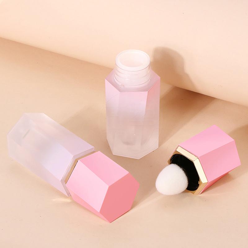 7Ml Plastic Lip Gloss Tubes Diy Lipstick Tubes Refillable Empty Cosmetic Container Travel Essentials Gradient Pink Makeup Tool