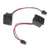 1/2/5Pcs Double Layer USB Female Base Type-C Socket With Cable Connector Female USB Lamp Charging Power Socket For Electronics
