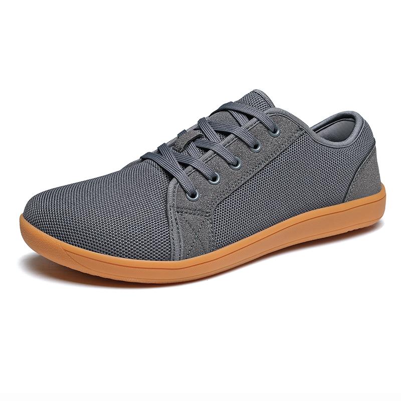 

2026 Men S Wide Toe Barefoot Shoes For Couples Casual Sports Running Shoes Outdoor Off-Road Wear-Resistant Hiking Shoes 36-48 36 темно-серого