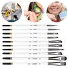10Pcs Painting Brushes Set Art Acrylic Gouache Oil Watercolor Painting Artist Nylon Hair Beech Wood Rod Brush Set