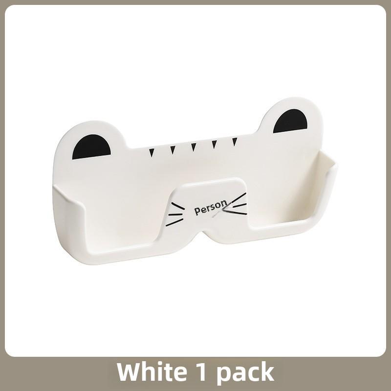 Wall-Mounted Cat Glasses Holder – Punch-Free Storage for Sunglasses, Myopia & Car Glasses