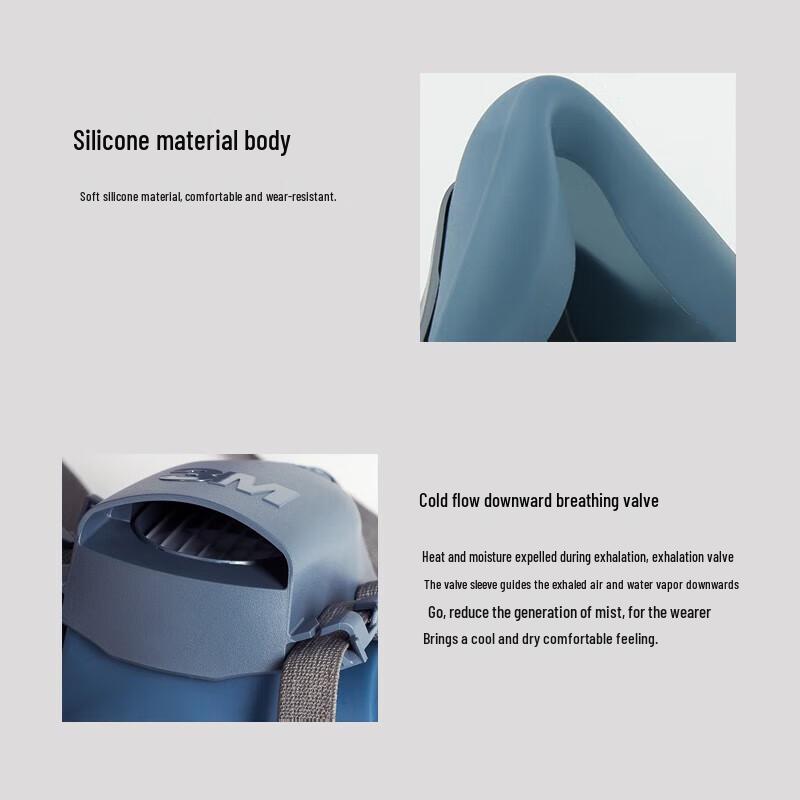 3M 7502 Silicone Half-Face Respirator Mask