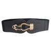 Trendy Womens Black Stretch Waist Belt Offering A Slender Look With Versatile Wear Options