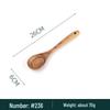 Teak Acacia Wood Kitchen Utensil Set: Spatula, Spoon, Ladle, Turner, Long Handle Rice Spoon