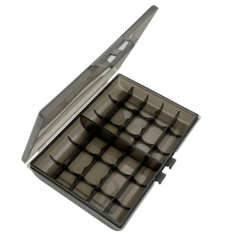 10 Grid AA Plastic Battery Holder Case AA Batteries Storage Box Holder Hard Case Cover Organizers Container