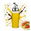 2X Szklany Dozownik Z Podziałką 300 Ml Na Oliwę Ocet Syrop Sos Przyprawy
