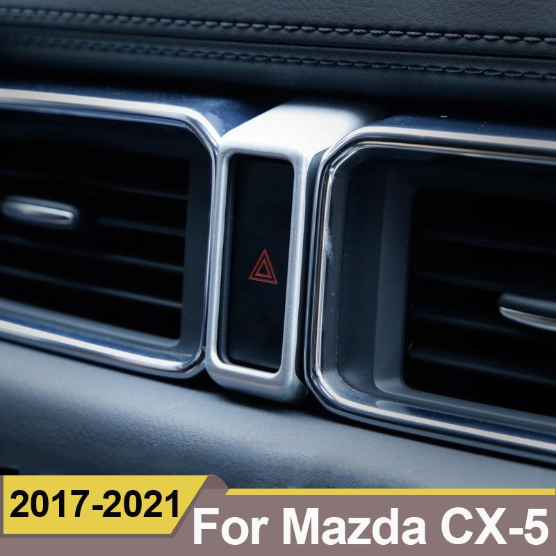 Pentru MAZDA CX-5 CX5 CX 5 2017 2018, bordul mașinii, cu dublu bliț, lumini de avertizare, comutator, capac, autocolant, ornament