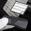 FUNFANG Musikseiten-Wender Pedal Kabellos Ergonomisch Tragbar Pad Tablet Telefon Schwarz ABS-Material Rutschfest