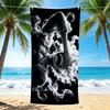 1Pc Flame Shadow Dance Beach Towel Quick Dry Multiuse For Beach Pool Gym Yoga Home Travel Christmas Halloween Xmas Gift S1513